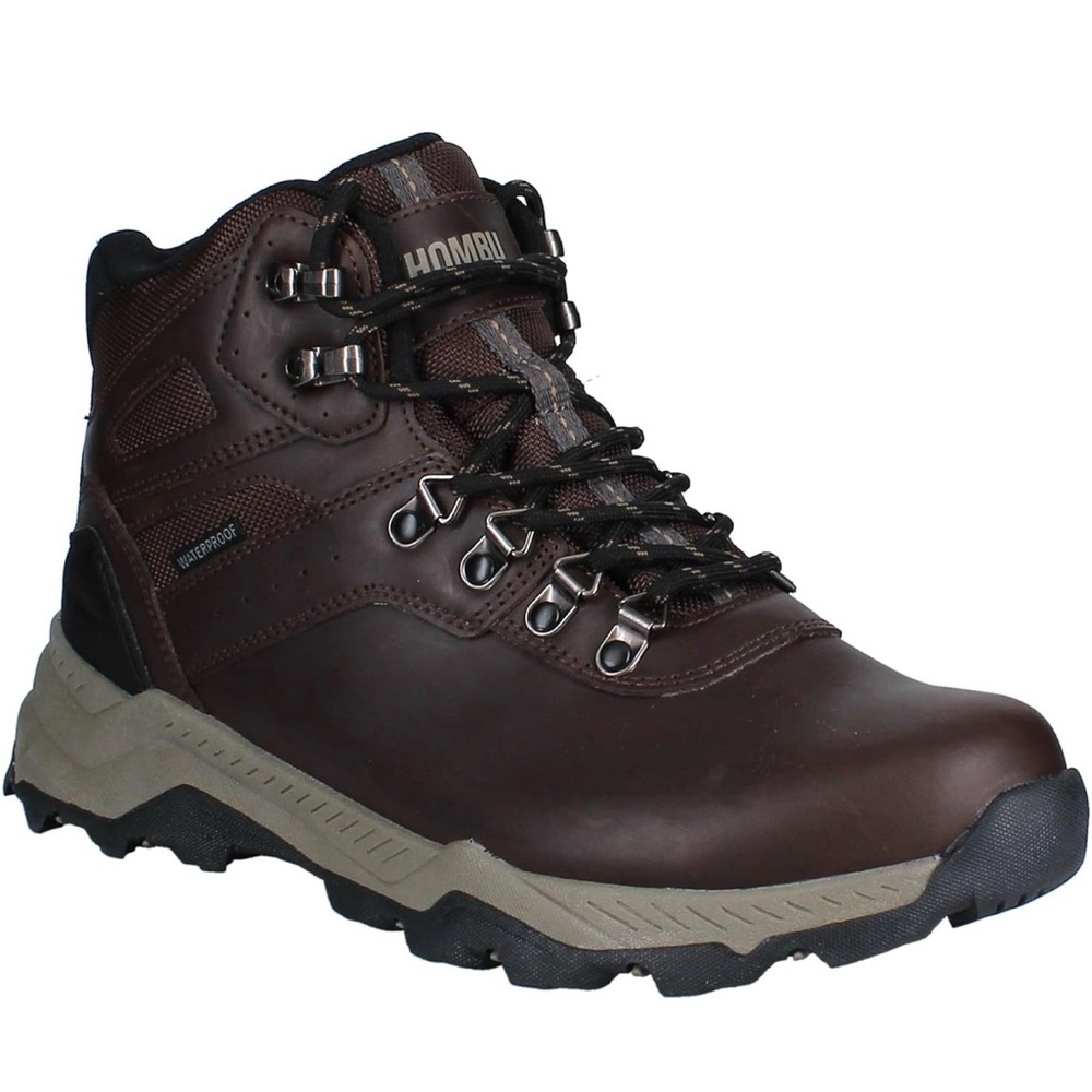 Khombu Brown Men's Waterproof Leather Hiking Boots | NEW IN BOX! - Picture 5 of 8